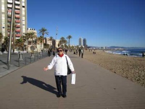 סבתא זפטה בחוף הים ברצלונטה